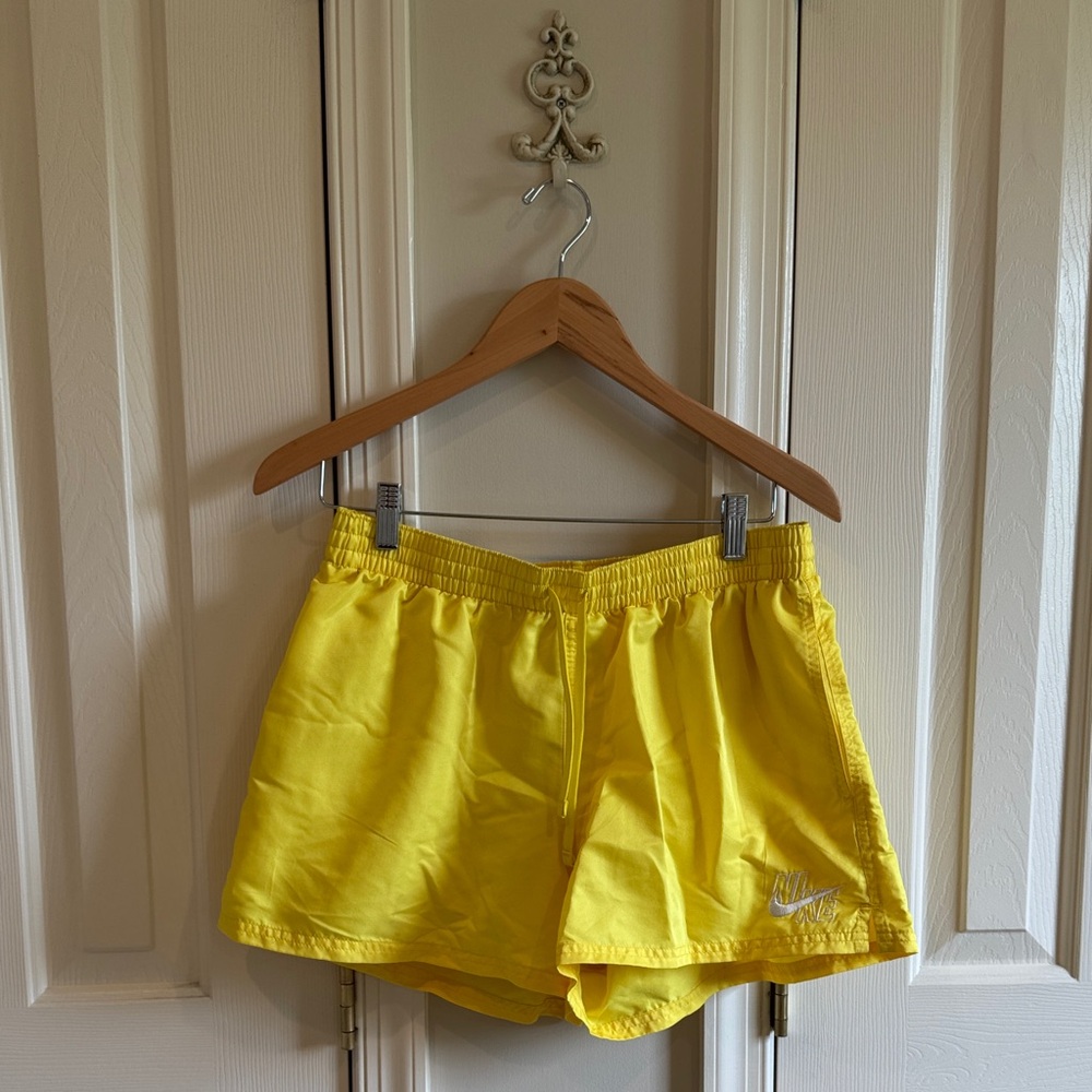 Nike Men’s Bright Yellow Swim/Athletic Shorts